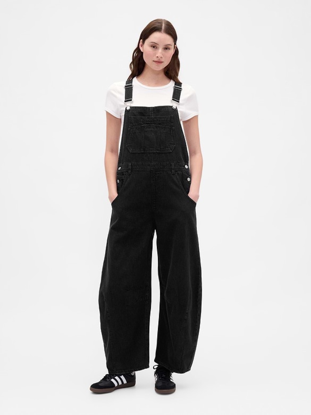 GAP Barrel Leg 100% Cotton Horseshoe Overalls